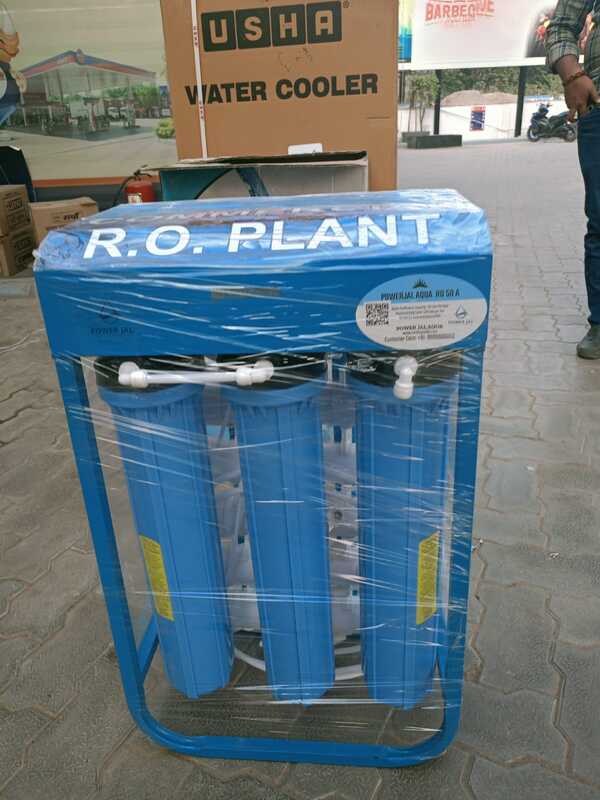 Front view of Power Jal 50 LPH reverse osmosis water purification system
