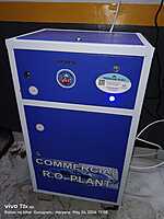 The compact, skid-mounted Power Jal Pro Stream 150 B Reverse Osmosis Water Purifier. The compact, skid-mounted Power Jal Pro Stream 150 B Reverse Osmosis Water Purifier.