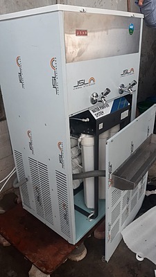 A technician servicing the Power Jal Aqua Cool 50 C to ensure optimal performance. A technician servicing the Power Jal Aqua Cool 50 C to ensure optimal performance.