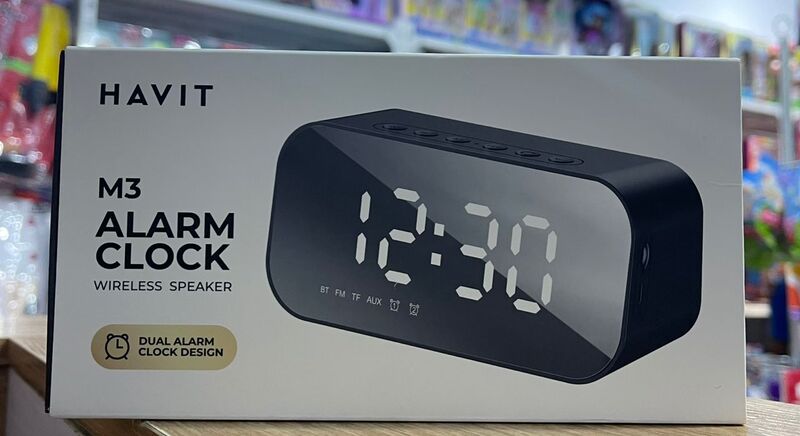 HAVIT M3 Bluetooth Speaker Alarm Clock Radio