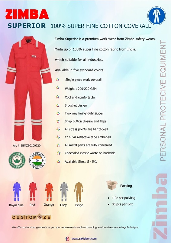 Zimba 100% super fine premium cotton coverall Zimba 100% super fine premium cotton coverall