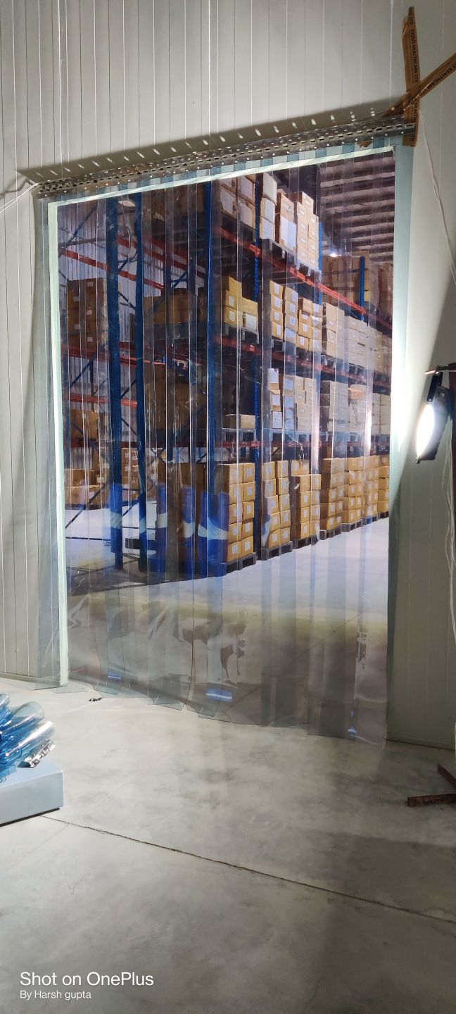 Buzz lite PVC 2mm x 300 Mm Ac curtain for offices | MS Hanger |