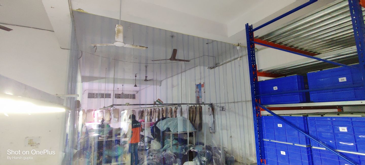 Buzz lite PVC 2mm x 300 Mm Ac curtain for offices | MS Hanger |