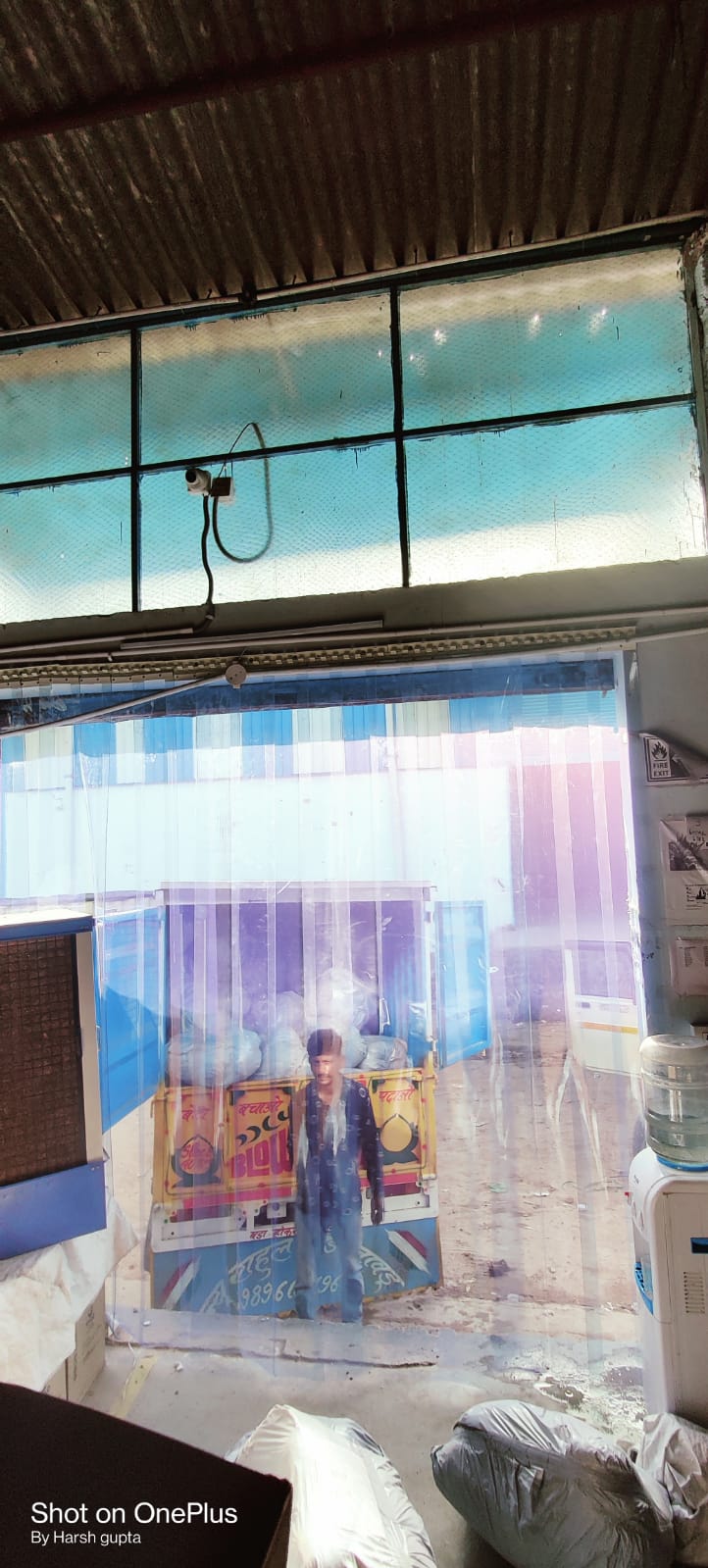 Buzz lite PVC 2mm x 300 Mm Ac curtain for offices | MS Hanger |