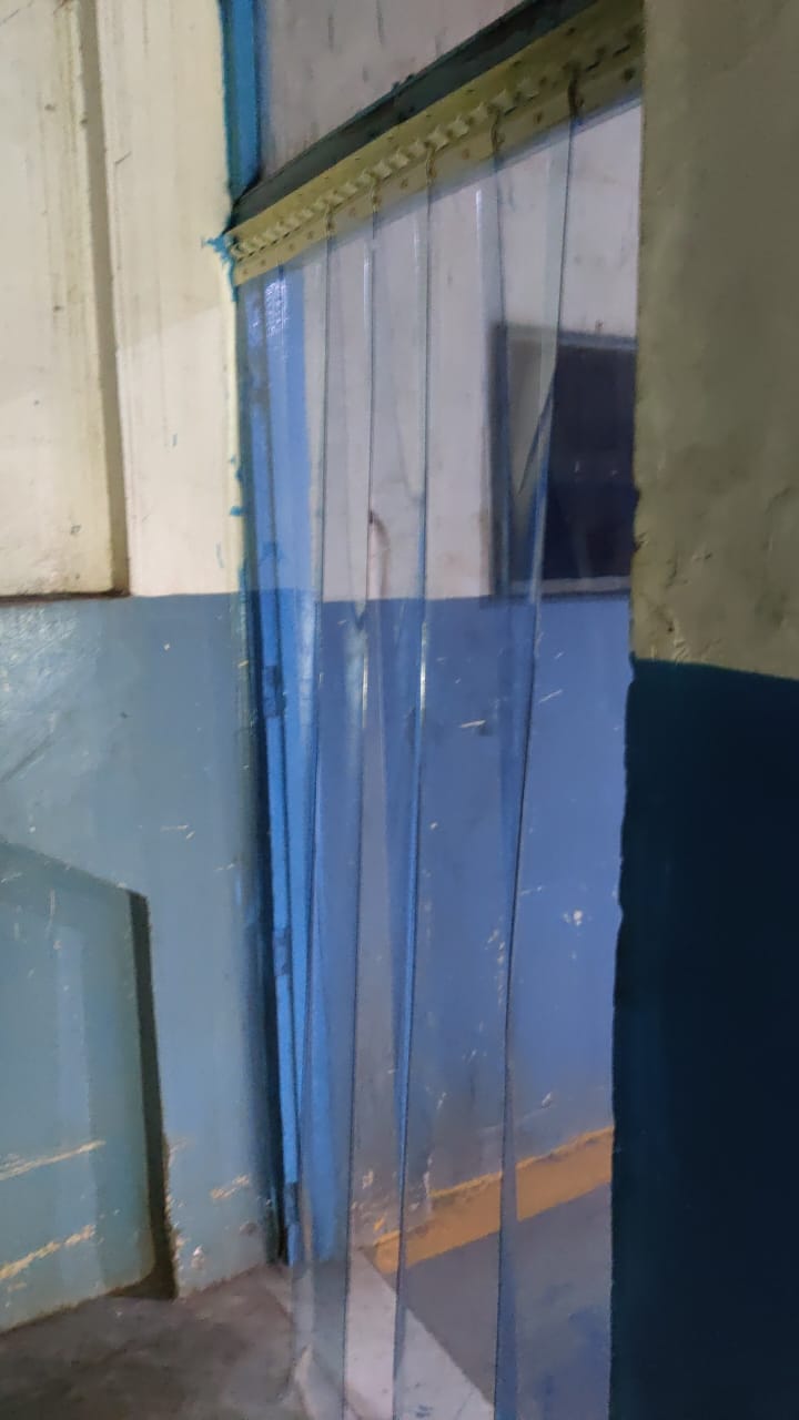 Buzz lite PVC 2mm x 300 Mm Ac curtain for offices | MS Hanger |