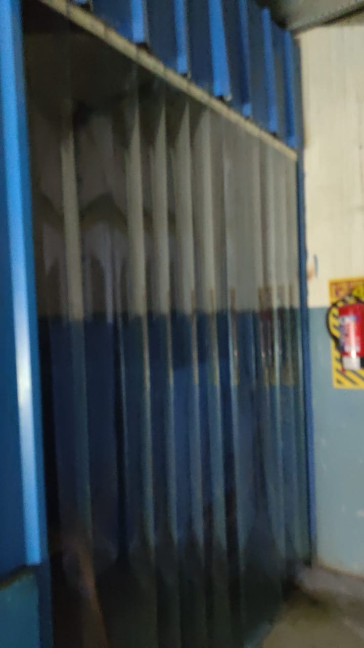 Buzz lite PVC 2mm x 300 Mm Ac curtain for offices | MS Hanger |