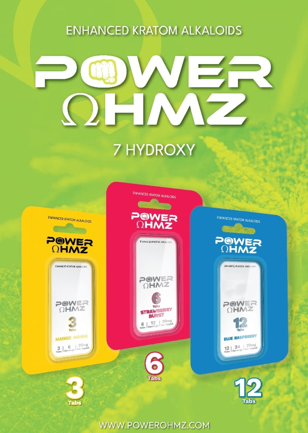POWER 7OHMZ ENHANCED KRATOM ALKALOIDS