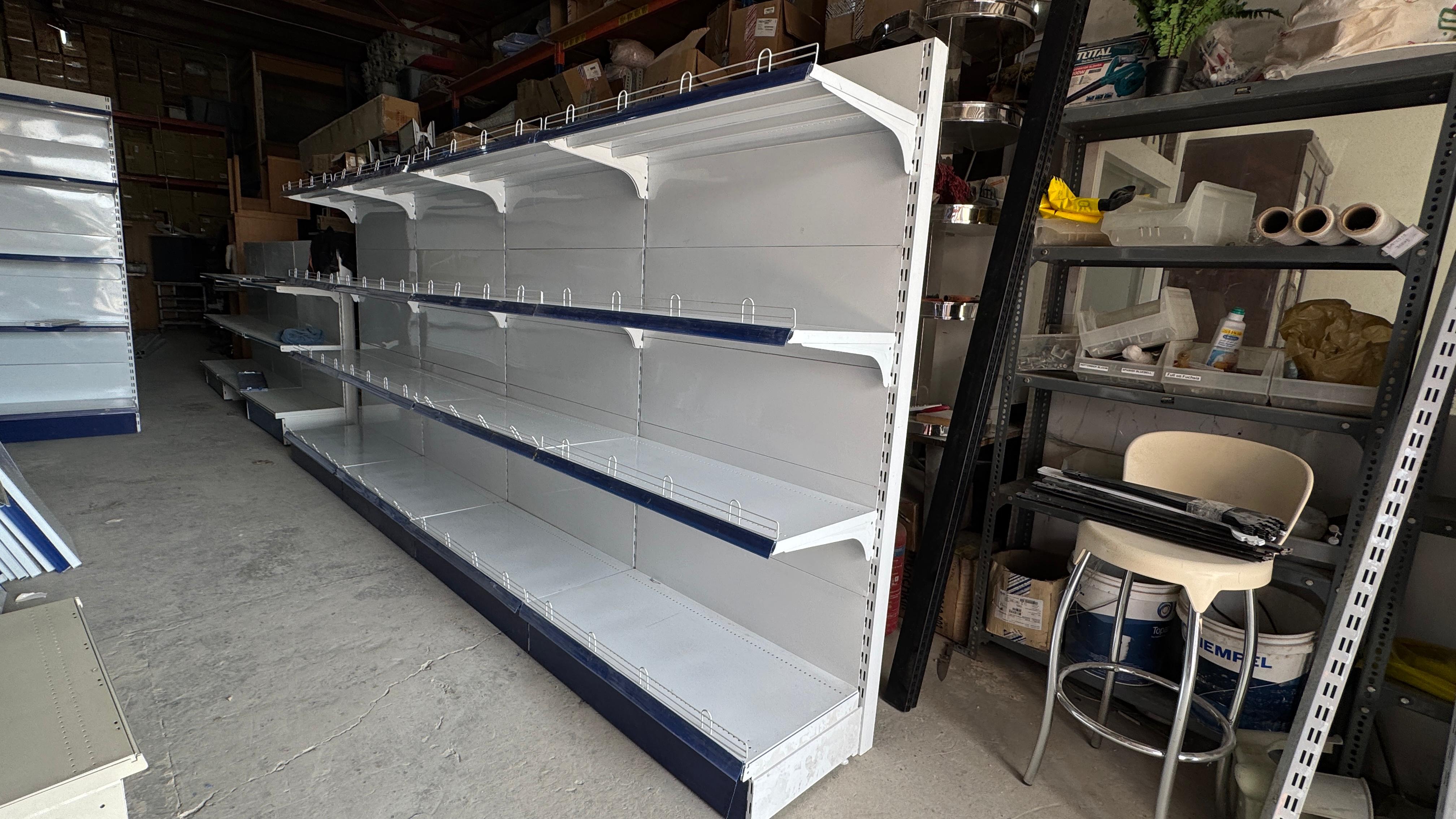 Pre-Owned Supermarket Shelving