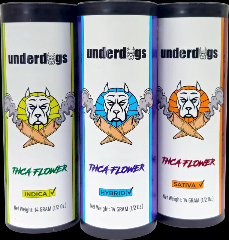 UNDERDOGS THCA FLOWER 14GM