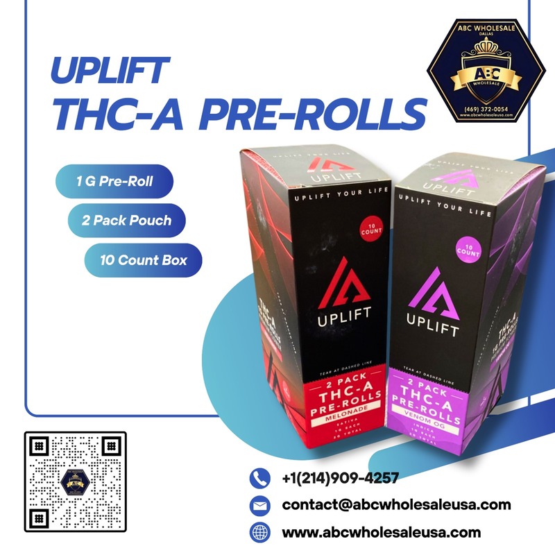 UPLIFT THC-A PREROLLS 1 GRAM | 2PK | 10CT BOX