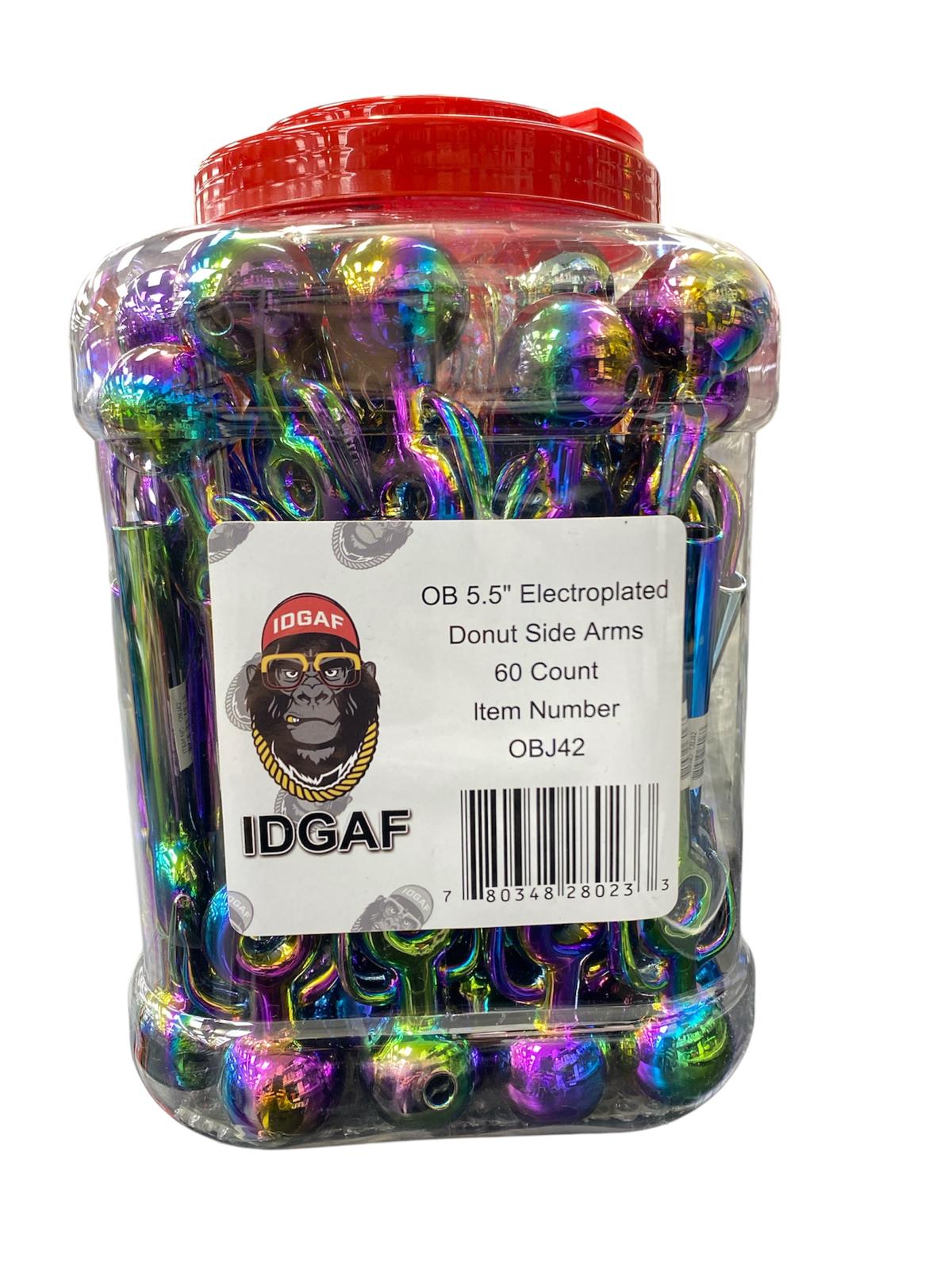 OBJ42 5.5" ELECTROPLATED DONIT SIDE ARMS 60CT