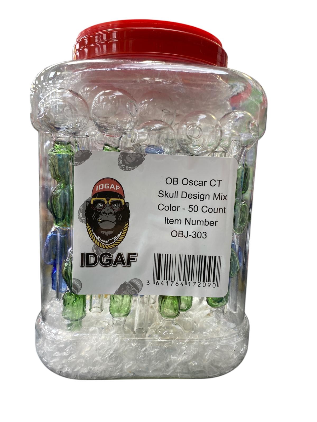 OBJ-303 OB OSCAR CT SKULL DESIGN MIX 50CT