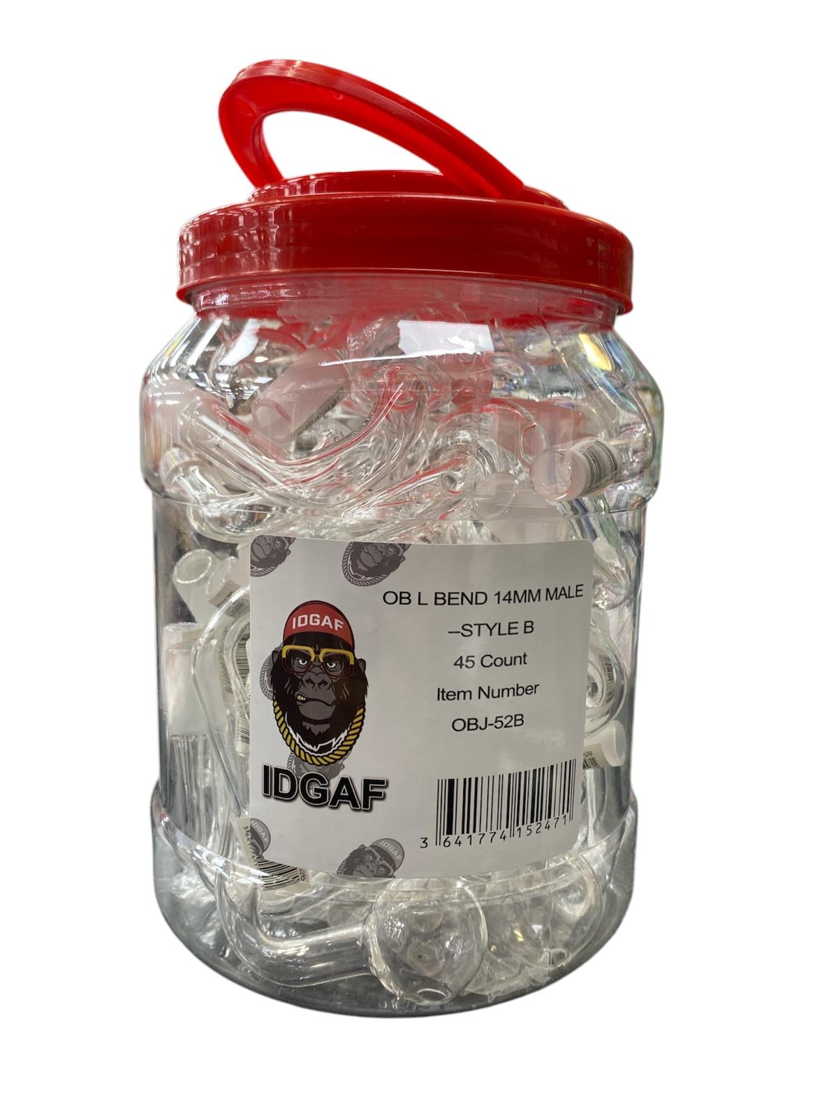 OBJ-52 OB L BEND 14MM 45CT JAR