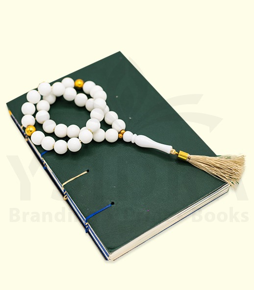 NYOTA Christian Leather Prayer Journal A6 + Gemstone Rosary Bracelet | Personalised + Handcrafted