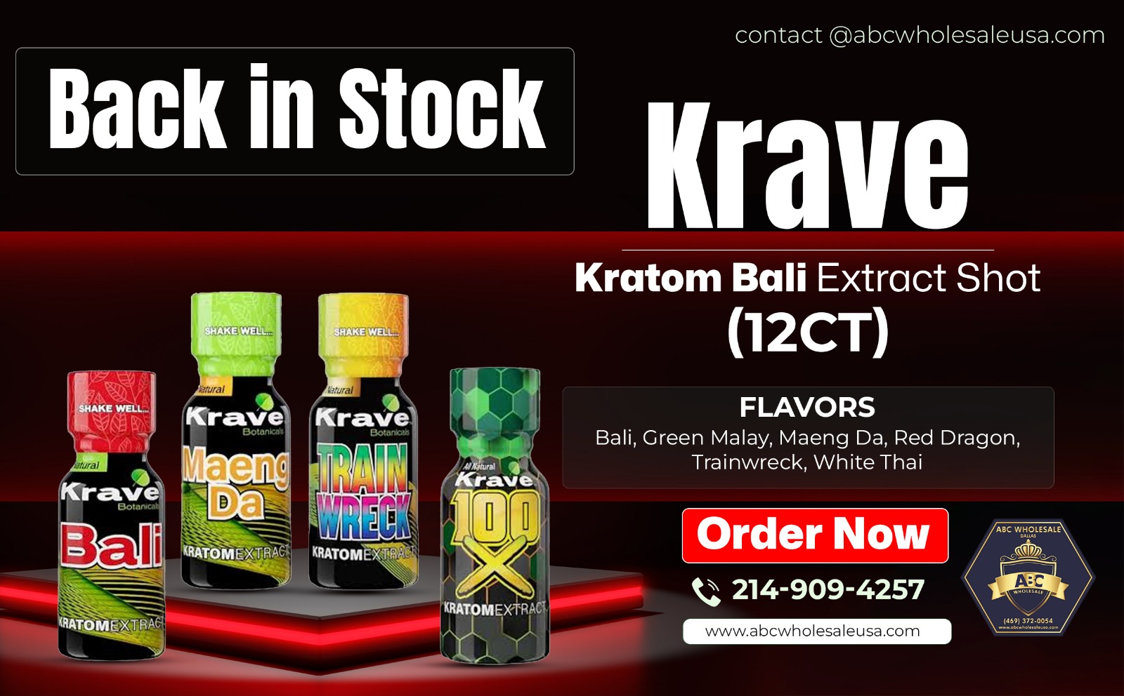 KRAVE KRATOM EXTRAXT 12CT