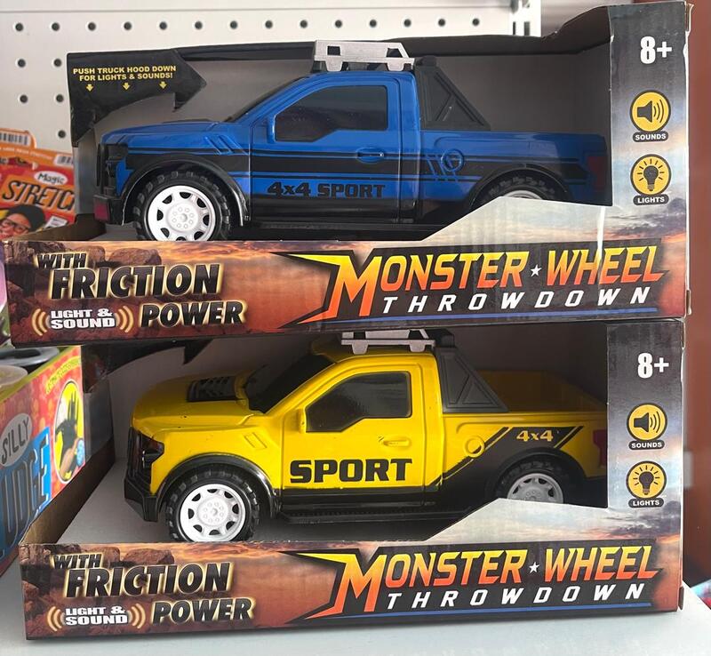 Monster Wheel Throwdown with Friction Power Truck