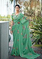 Fancy Saree Green