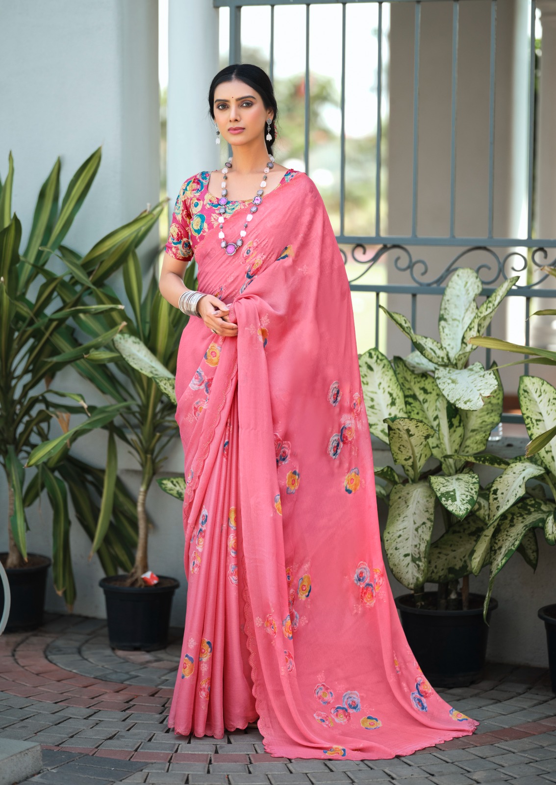 Fancy Saree Green