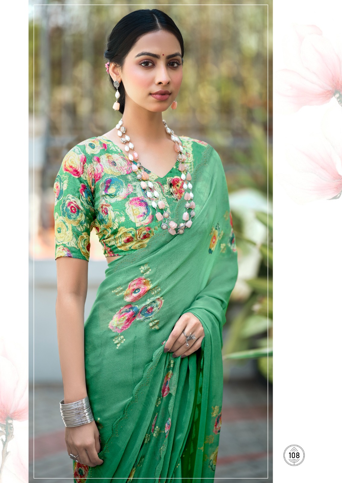 Fancy Saree Green