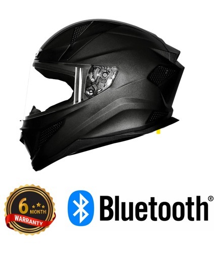 STEELBIRD SBH-25 SHARP BT DASHING BLACK C/V 580 MM