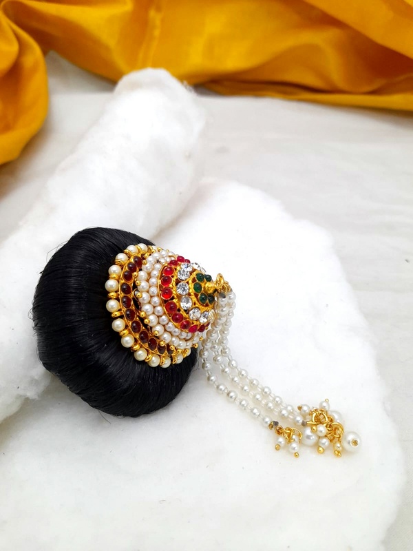 ANDAL KONDAI – Premium Traditional Ethnic Hair Accessory for Brides, Dancers & Deity Alankaram