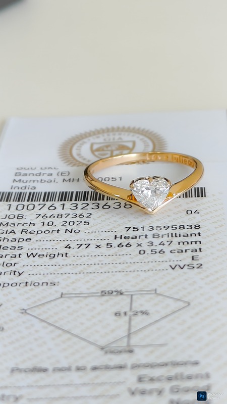 Heart ♥️ Solitaire Ring