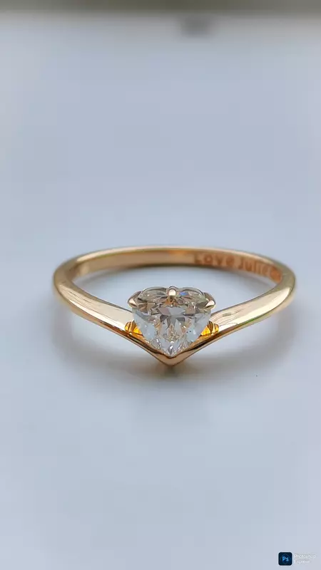 Heart ♥️ Solitaire Ring