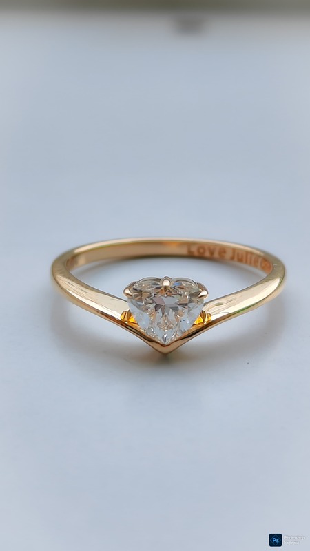 Heart ♥️ Solitaire Ring