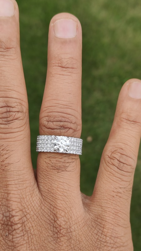 High Setting Solitaire Ring.