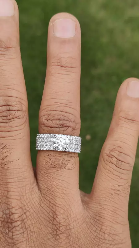 High Setting Solitaire Ring.