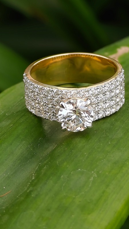 High Setting Solitaire Ring.