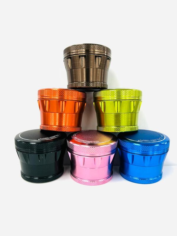 Chromium Crusher Tapered Button Top Grinder - 2.0"