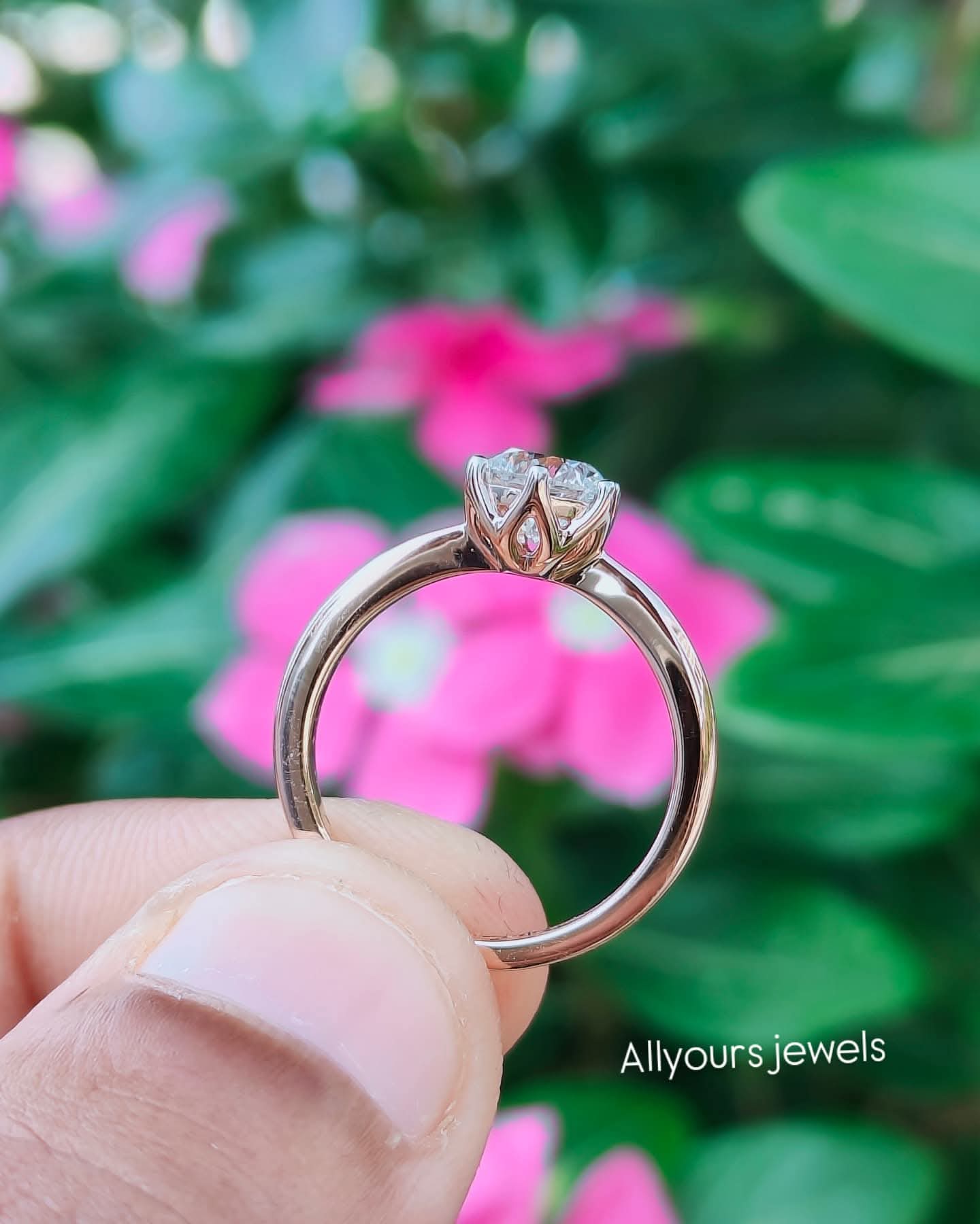 Rose Gold Diamond Ring