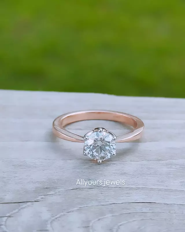 Rose Gold Diamond Ring