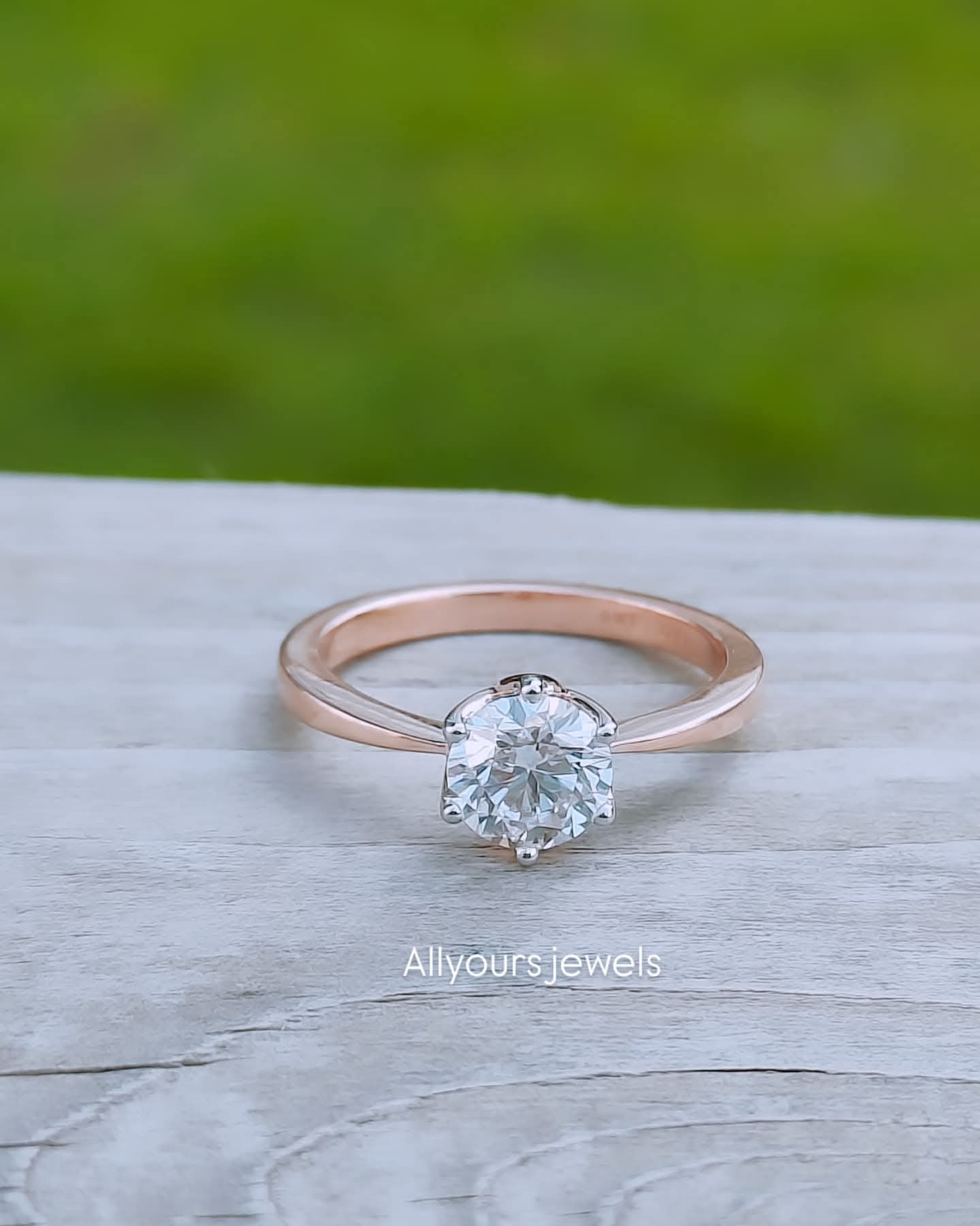Rose Gold Diamond Ring