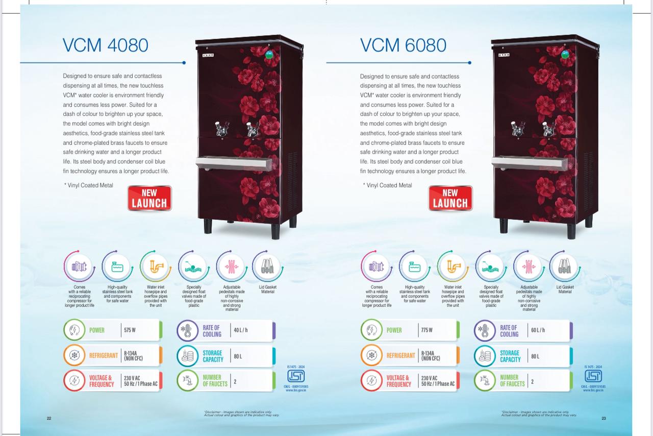 Usha VCM6080-ISI Mark Water Cooler Price