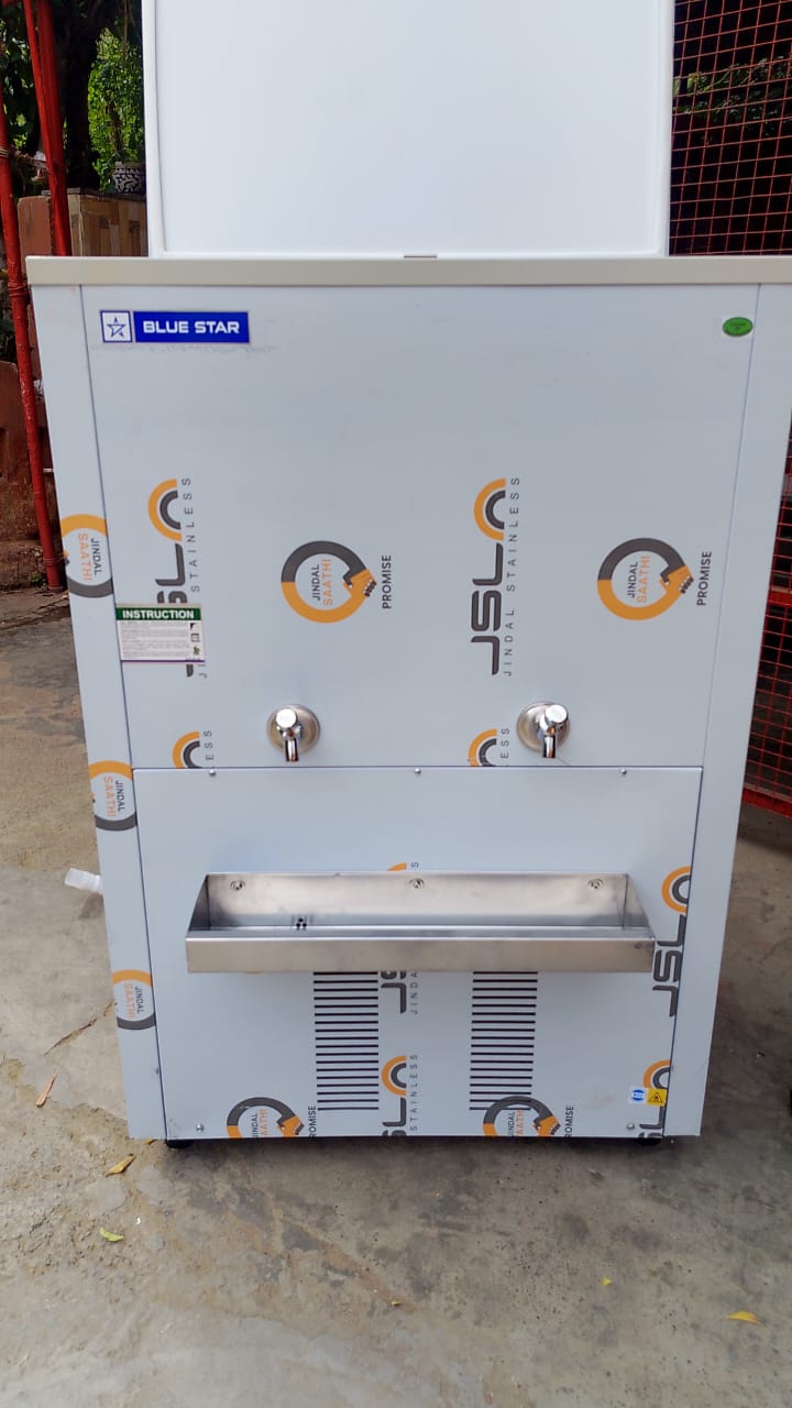 Blue star SWC 150150 SST water cooler after installation Blue star SWC 150150 SST water cooler after installation