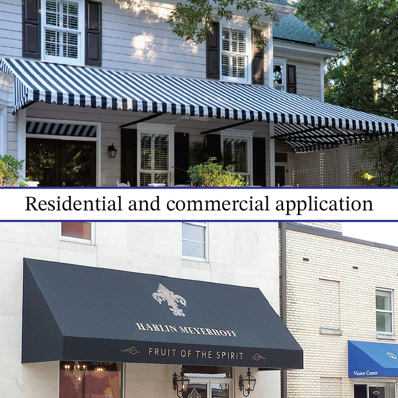 Charcoal Tweed Sunbrella Shade SKU 4607-0000