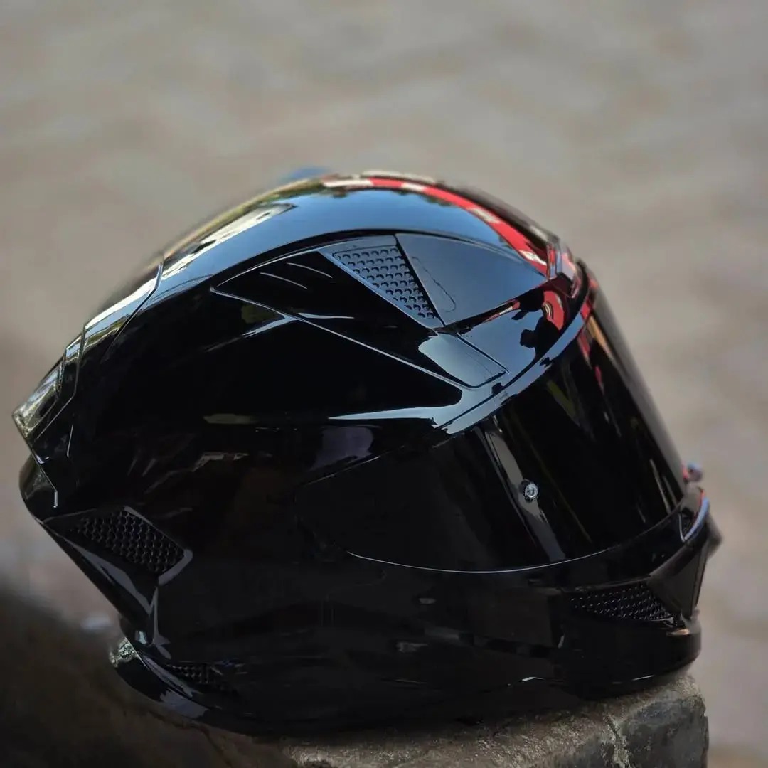 STEELBIRD SBH-25 SHARP GLOSSY BLACK C/V 600 MM