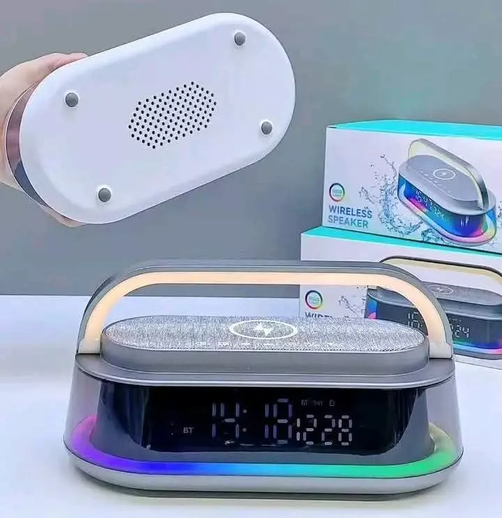 Haut Parleur Chargeur Avec Horloge Bluetooth Sans Fil A913