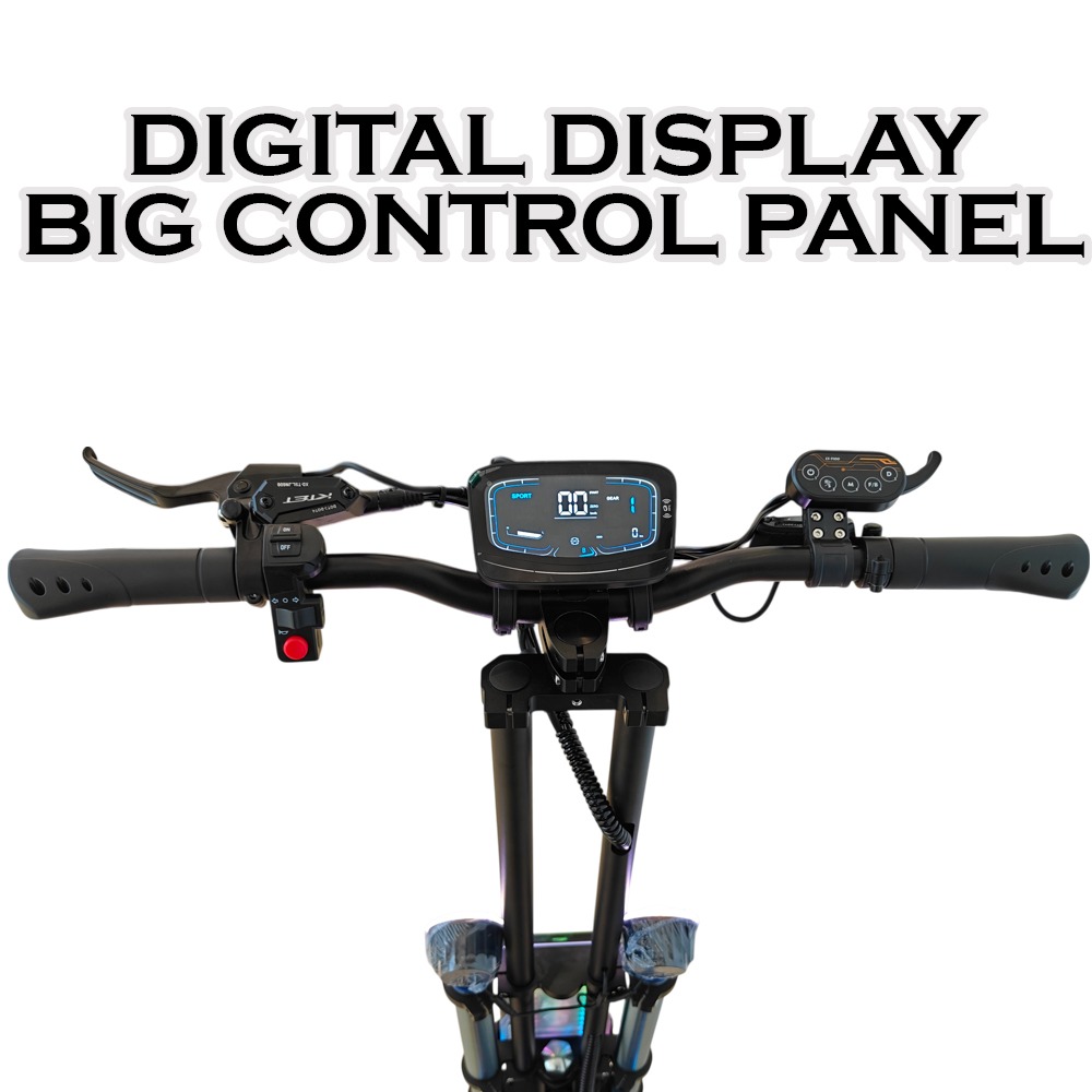 WINDHORSE H3 Powerful Electric Scooter 3000W Dual Motor – 60V 40Ah Battery, 85 KM/H Max Speed, 120 KM Range – 13 Inches Tires, Hydraulic Brakes, Dual Suspension, Full Body RGB Lights WINDHORSE H3 Powerful Electric Scooter 3000W Dual Motor – 60V 40Ah Battery, 85 KM/H Max Speed, 120 KM Range – 13 Inches Tires, Hydraulic Brakes, Dual Suspension, Full Body RGB Lights