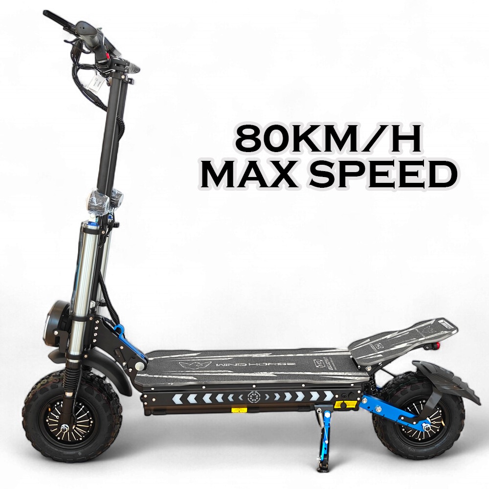 WINDHORSE H3 Powerful Electric Scooter 3000W Dual Motor – 60V 40Ah Battery, 85 KM/H Max Speed, 120 KM Range – 13 Inches Tires, Hydraulic Brakes, Dual Suspension, Full Body RGB Lights WINDHORSE H3 Powerful Electric Scooter 3000W Dual Motor – 60V 40Ah Battery, 85 KM/H Max Speed, 120 KM Range – 13 Inches Tires, Hydraulic Brakes, Dual Suspension, Full Body RGB Lights