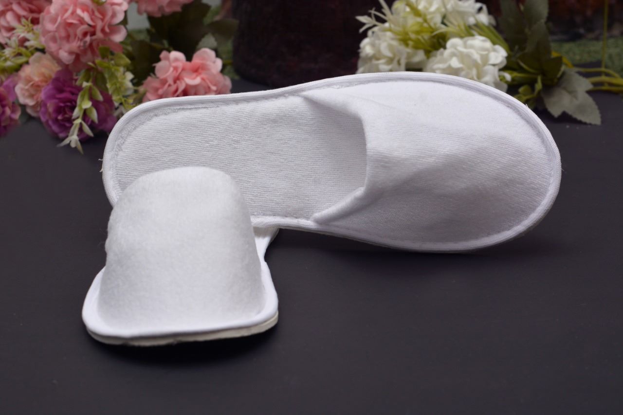 SLIPPER CLOSE TOE 5MM SOLE TERRY