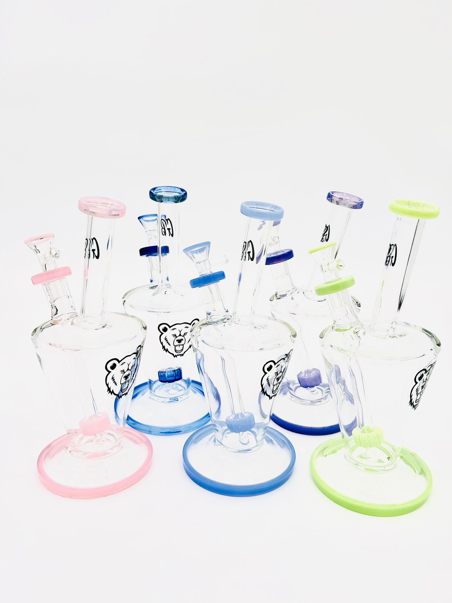 Green Bear 7" Vase Base WP