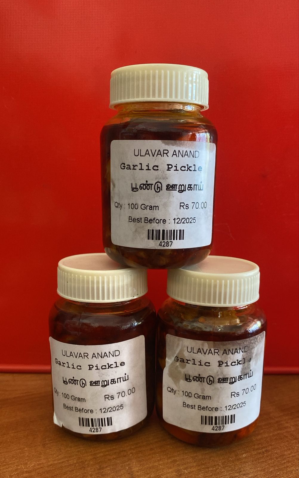 பூண்டு ஊறுகாய் 100g | Garlic Pickle 100g