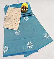 South Cotton Block Printed Saree