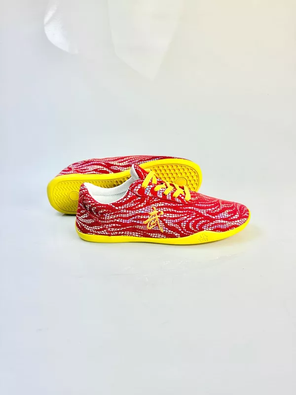 Tenis para Wushu Qiaoshang Rojo/Plateado