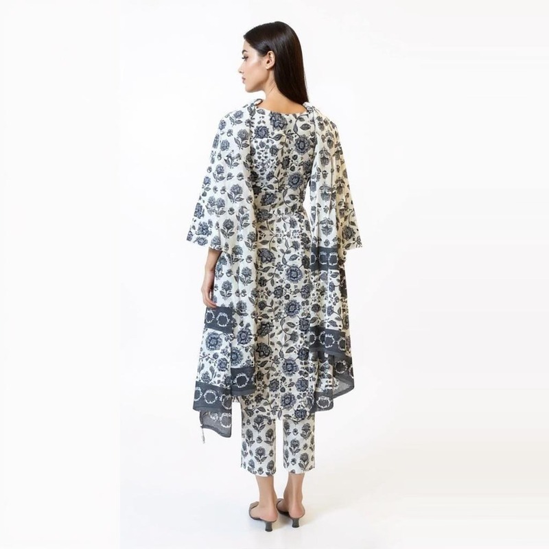 Cutton Suit with Duppata