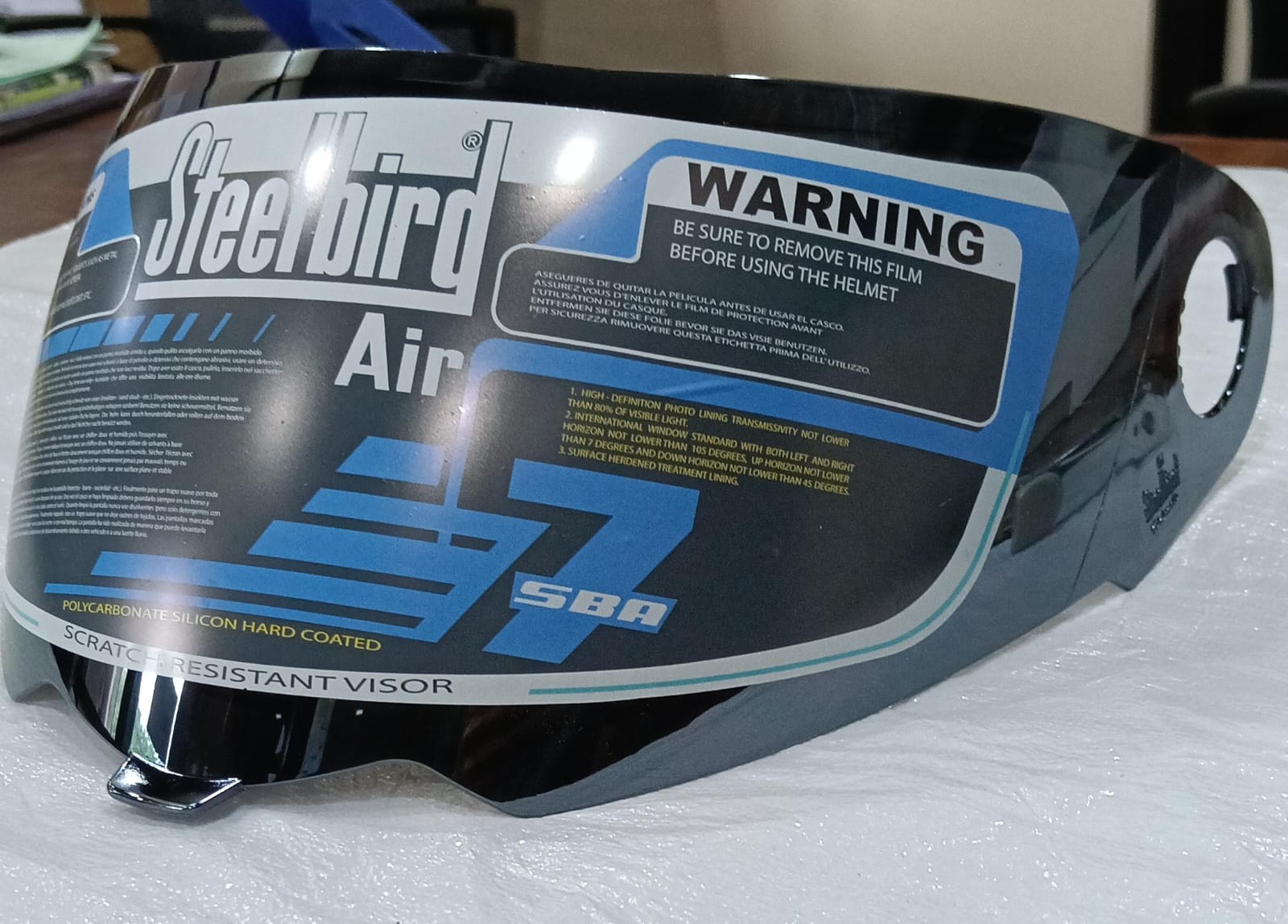 STEELBIRD MIRROR VISOR FOR SBA-7