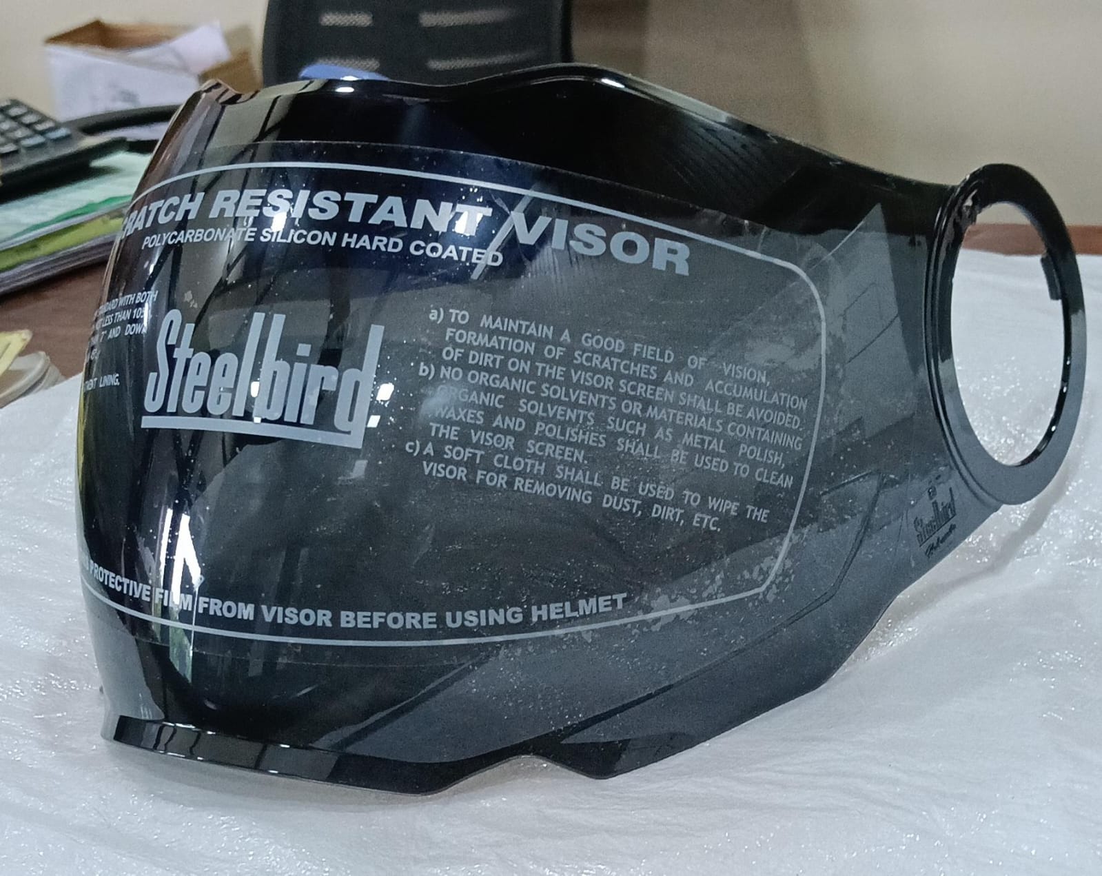 STEELBIRD SILVER VISOR FOR DRX (SBH-31)